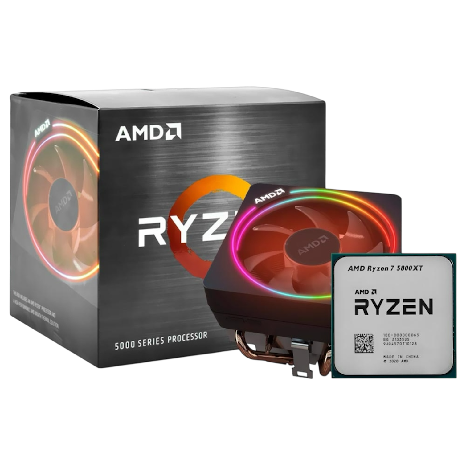 Процессор AMD Ryzen 7 5800XT BOX с кулером, AM4 (100-100001582BOX) — фото 1