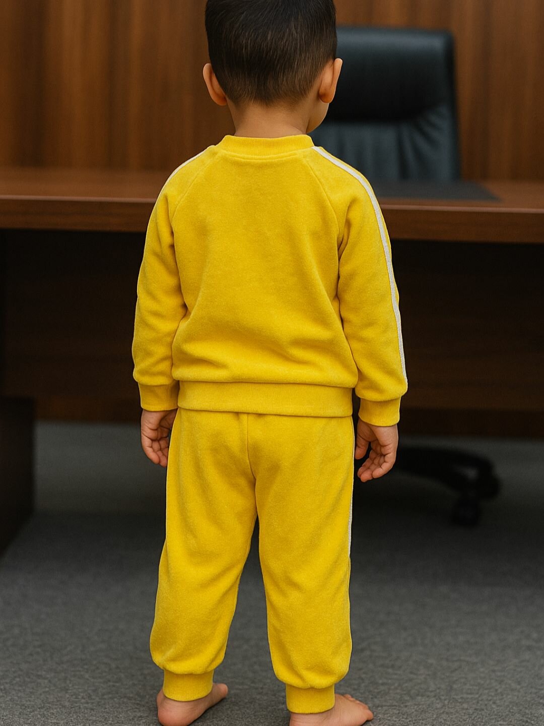 Комплект одежды DNZ, размер 80, желтый — фото 1