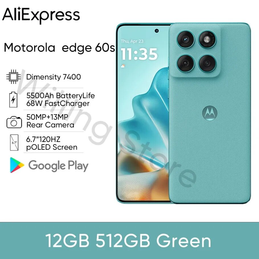 Смартфон Motorola Edge 60, 12/512ГБ, global