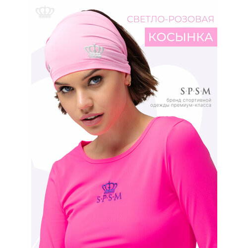 фото Бандана s.p.s.m. для девочек и женщин, размер 60, светло-розовый