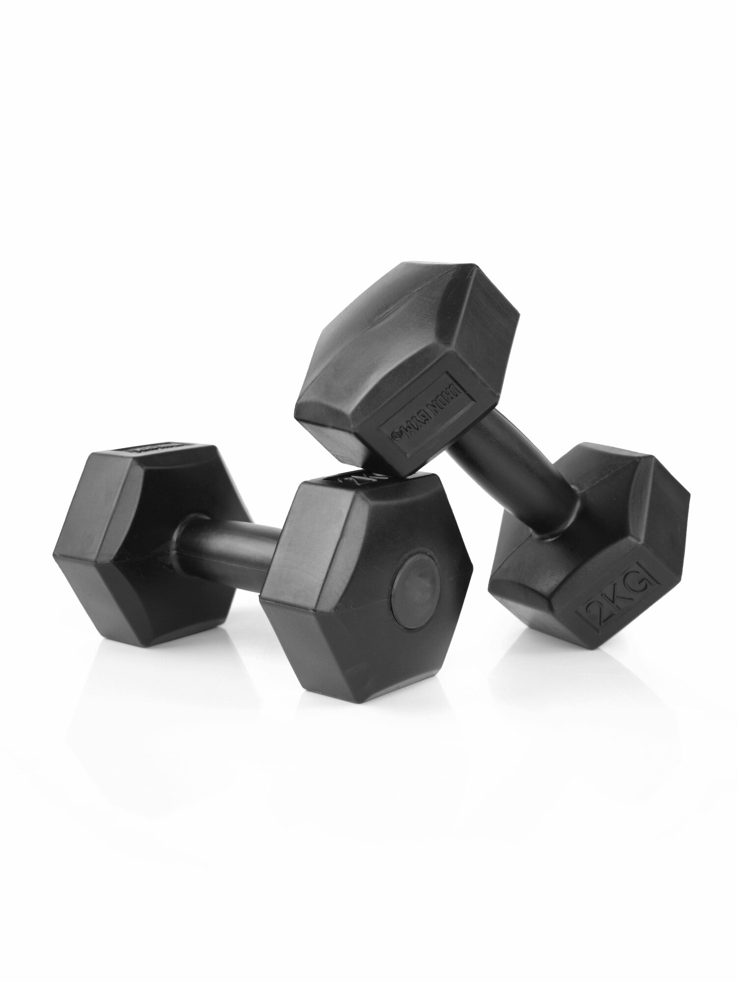 Гантели виниловые IRON GYM, 2 кг х 2 шт, черные