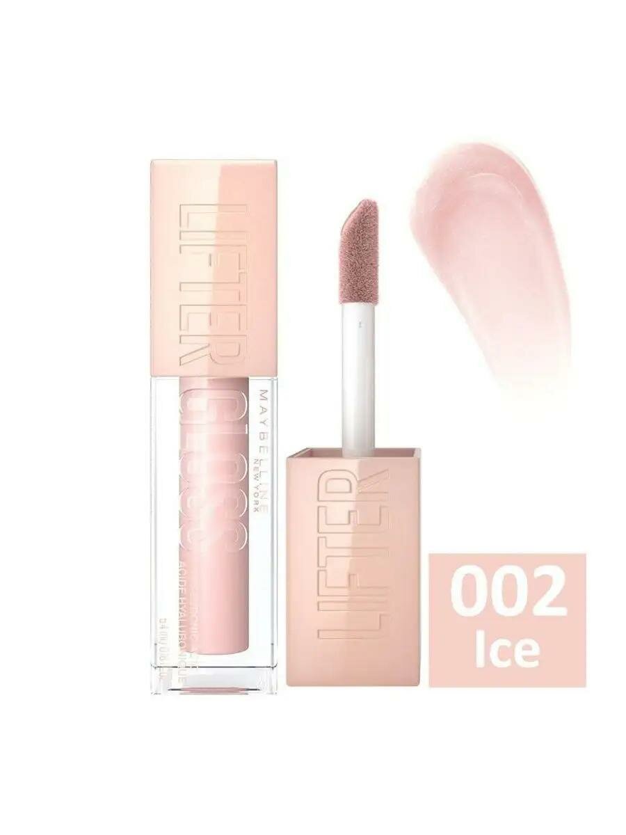 Maybelline New York Блекс для губ Lifter Gloss, , гиалуроновой кислотой, 5.4 мл. N 002 Ice — фото 1