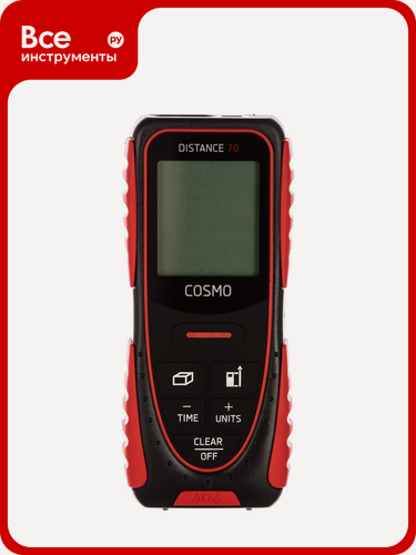 Изображение товара Лазерный дальномер ADA Cosmo 70 А00429, 70 м, ударопрочный корпус, функция Пифагора и расчёта объёма, измерение