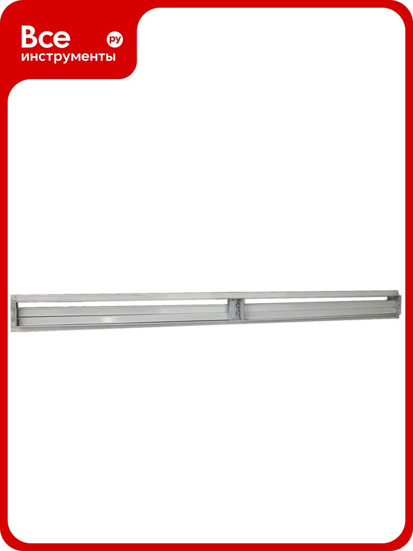 Однорядная алюминиевая решетка 1VA 225x225 мм Ventart 4687202613878