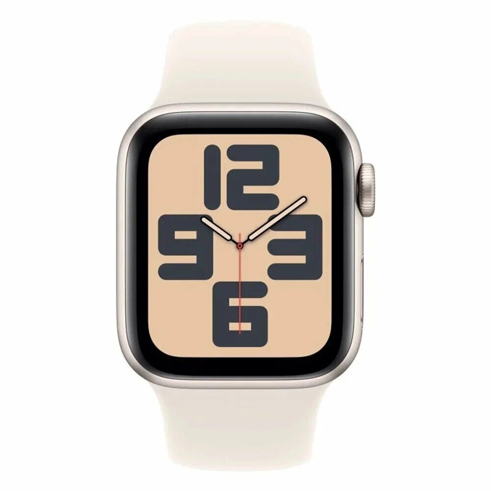 Умные часы Apple Watch SE Gen 2, 40мм, алюминиевый корпус, GPS, серебряные 100% АКБ