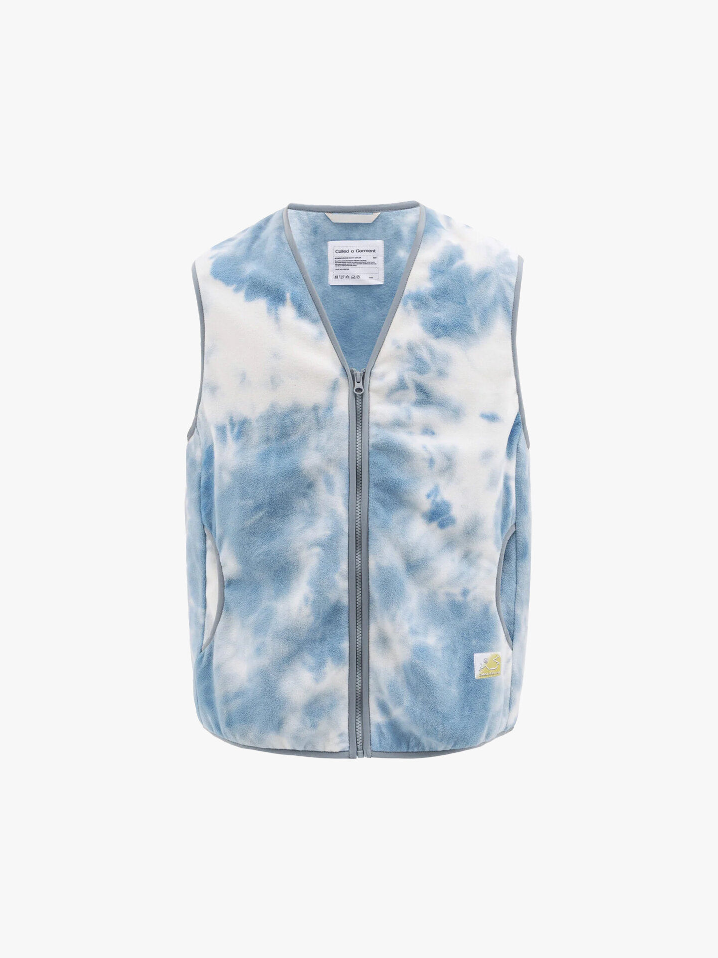 Жилет Called a Garment Wilderness tie-dye vest, размер M, голубой
