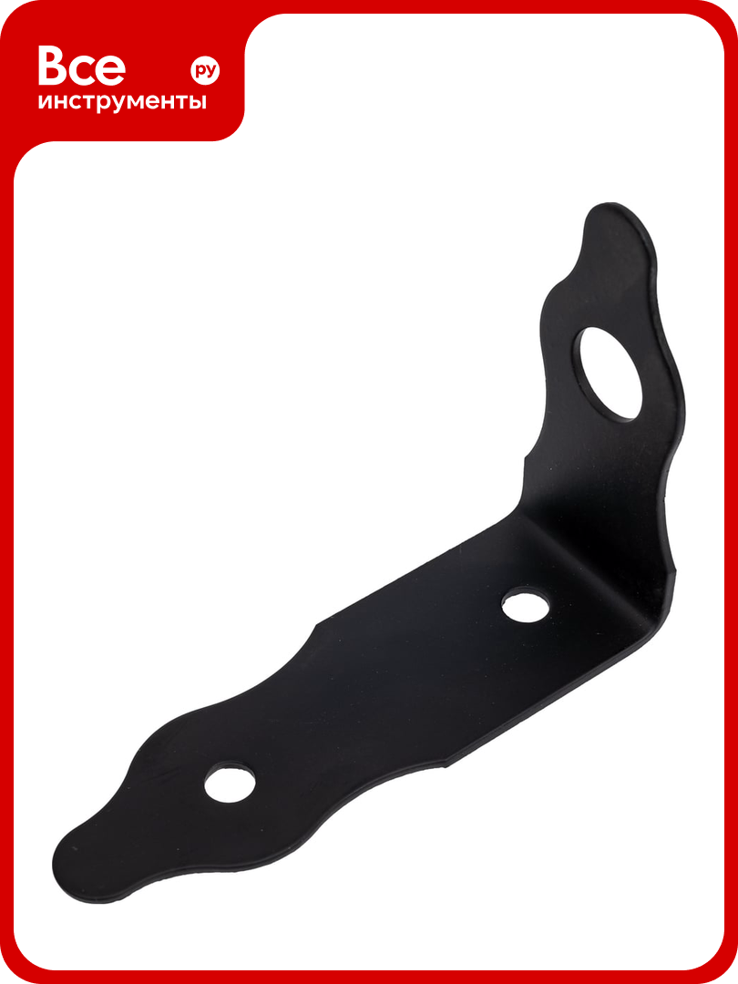 Угловая фигурная проушина Tech-Krep 145x100x50 мм черный накл. 148390