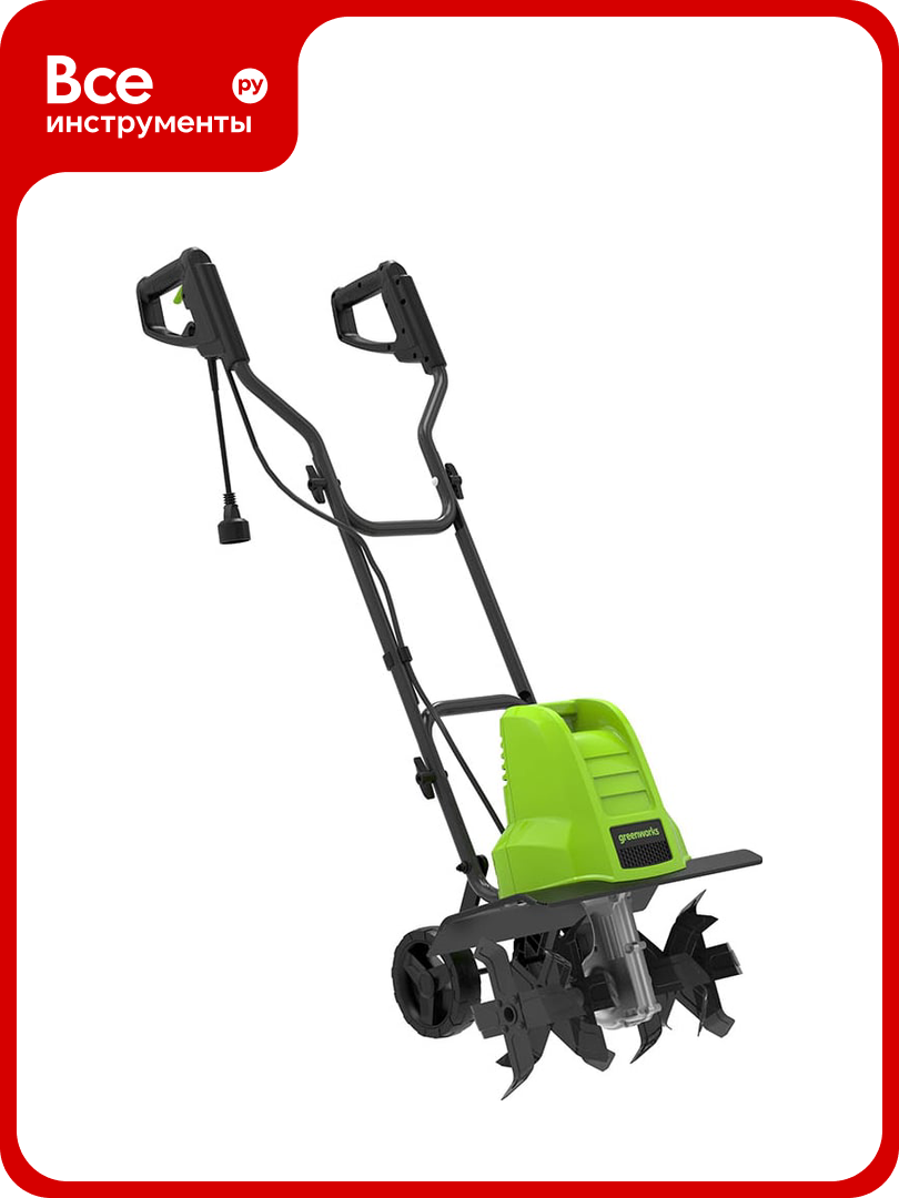Электрический культиватор GreenWorks GTL1520 2801207