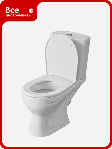 Изображение товара Унитаз-компакт Santeri ультра Тарельчатый, к/в, 1-реж, сид. Ппворотынск