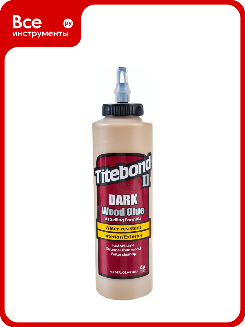 Клей для темных пород дерева Titebond Dark Wood Glue 3704