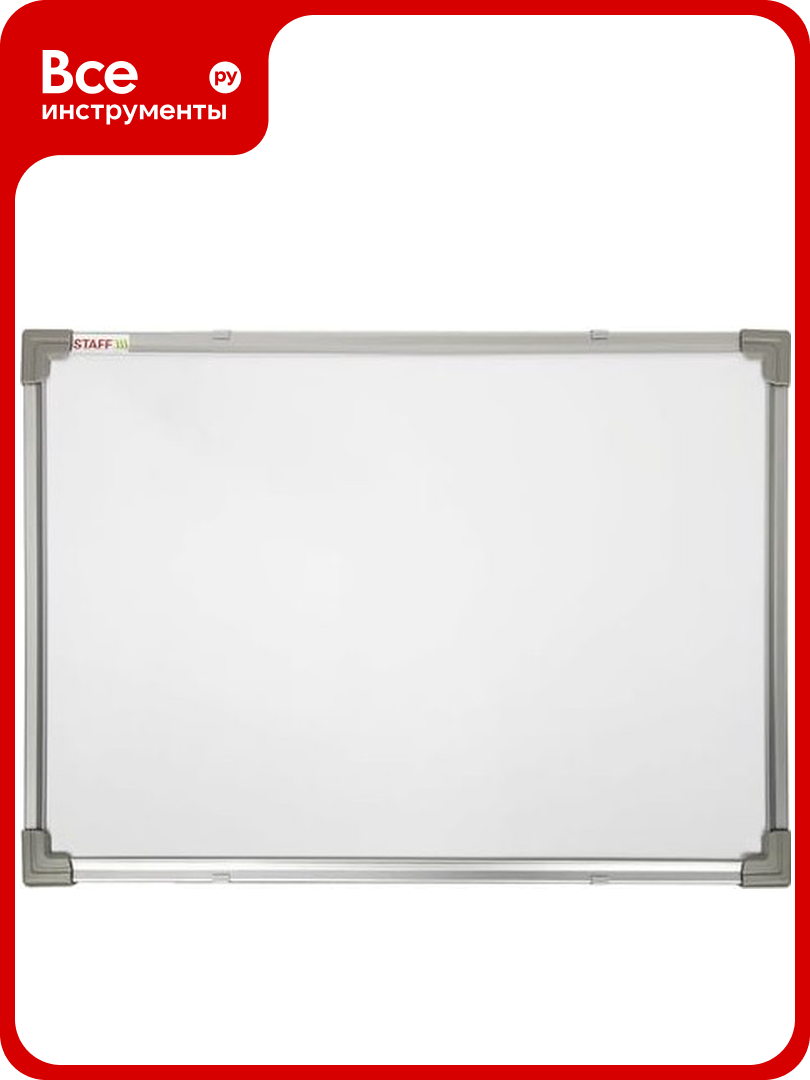 Магнитно-маркерная доска Staff 90x120 см, металлическая рамка, ECO 238138