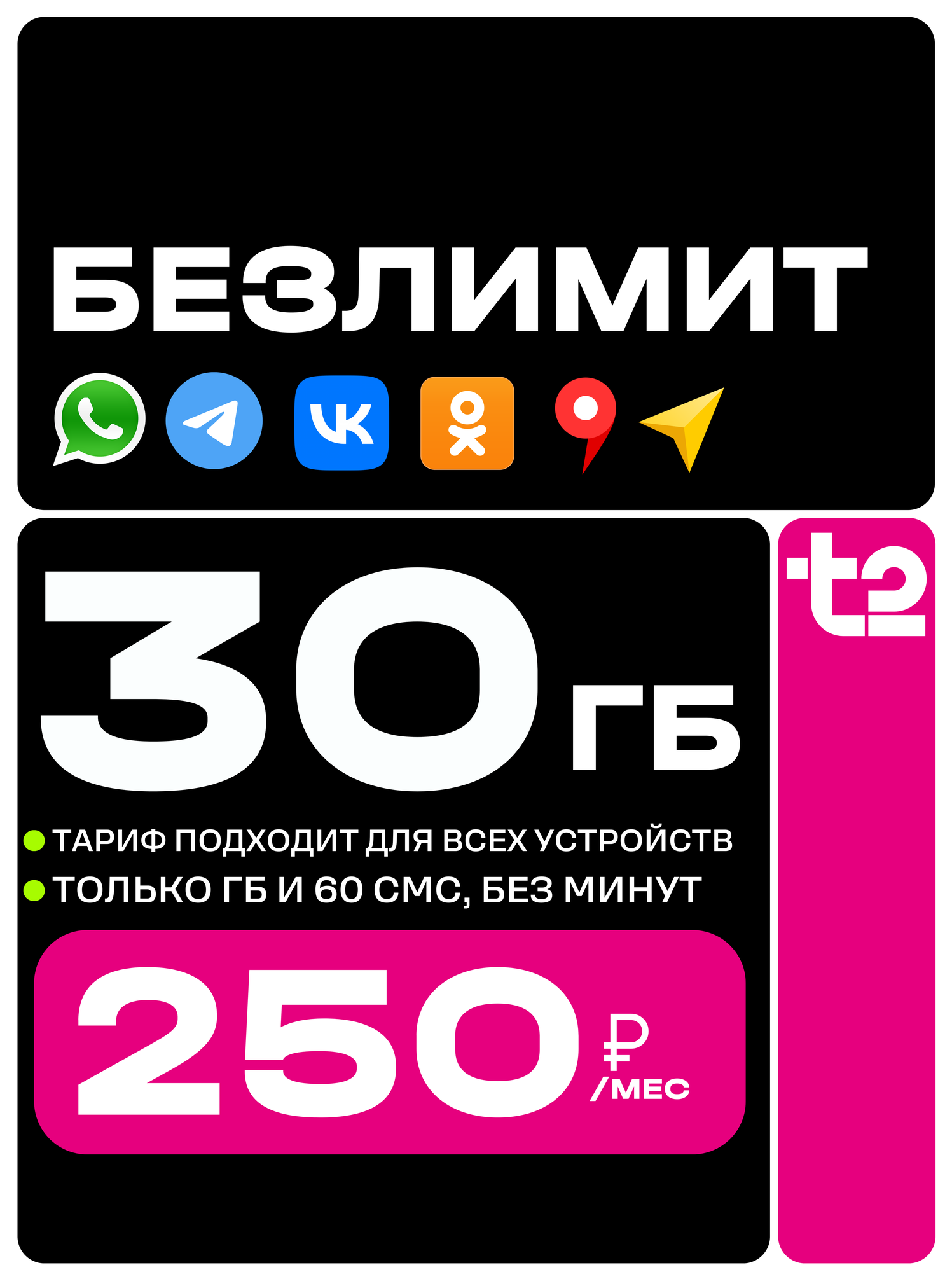 Сим-карта T2 