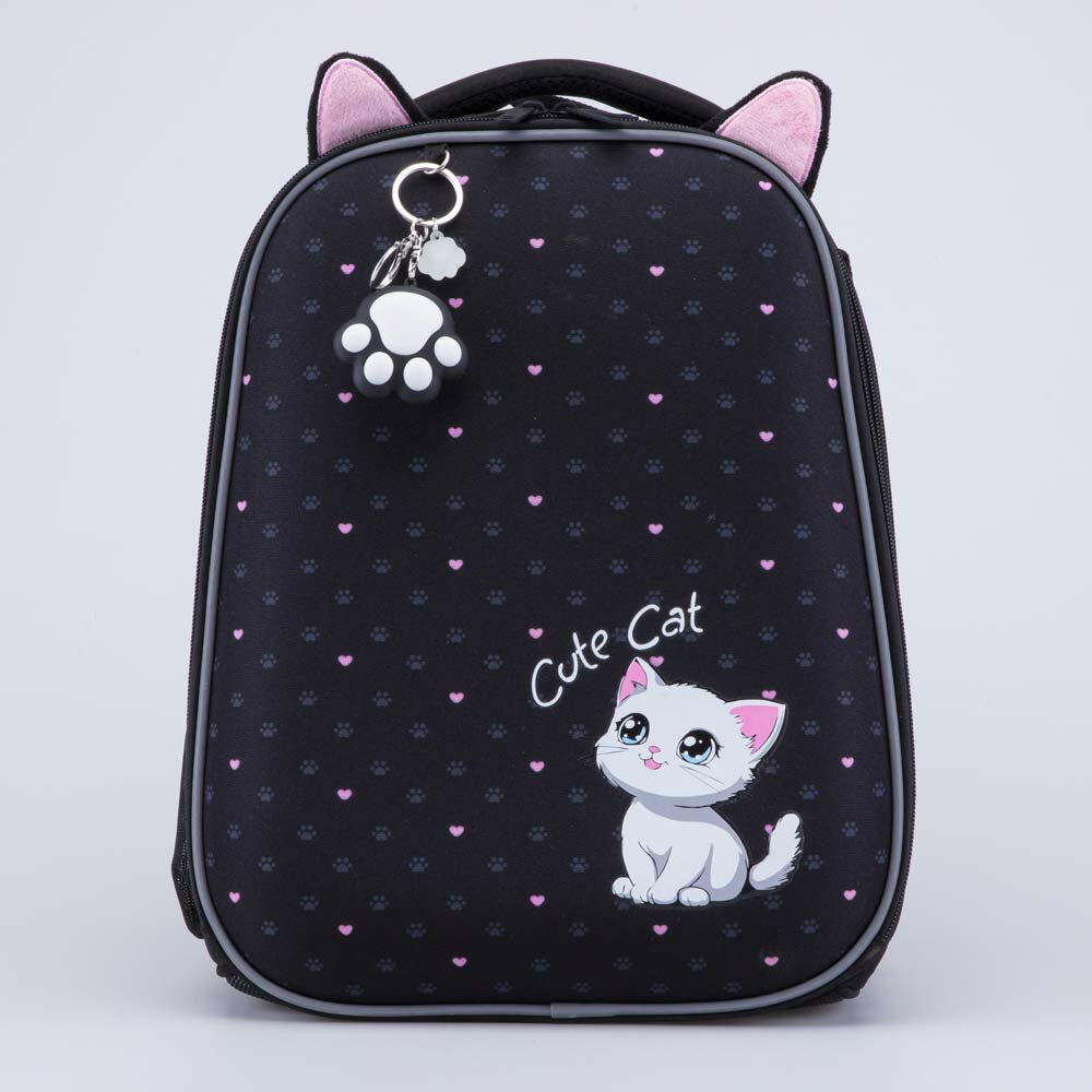 Рюкзак школьный Котик (11+) КК котофей 02804382-40 размер выс. 37 см