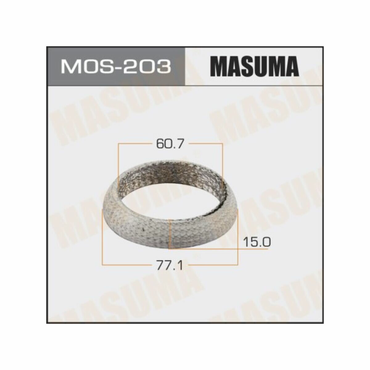 Кольцо Уплотнительное Выхлопа 60.7X77.1 Toyota(Masuma Mos-203)