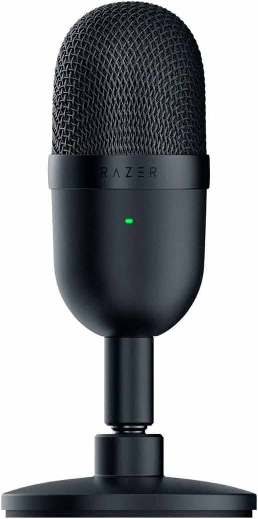 Микрофон проводной Razer Seiren Mini, комплектация: микрофонный капсюль, разъем: USB, черный