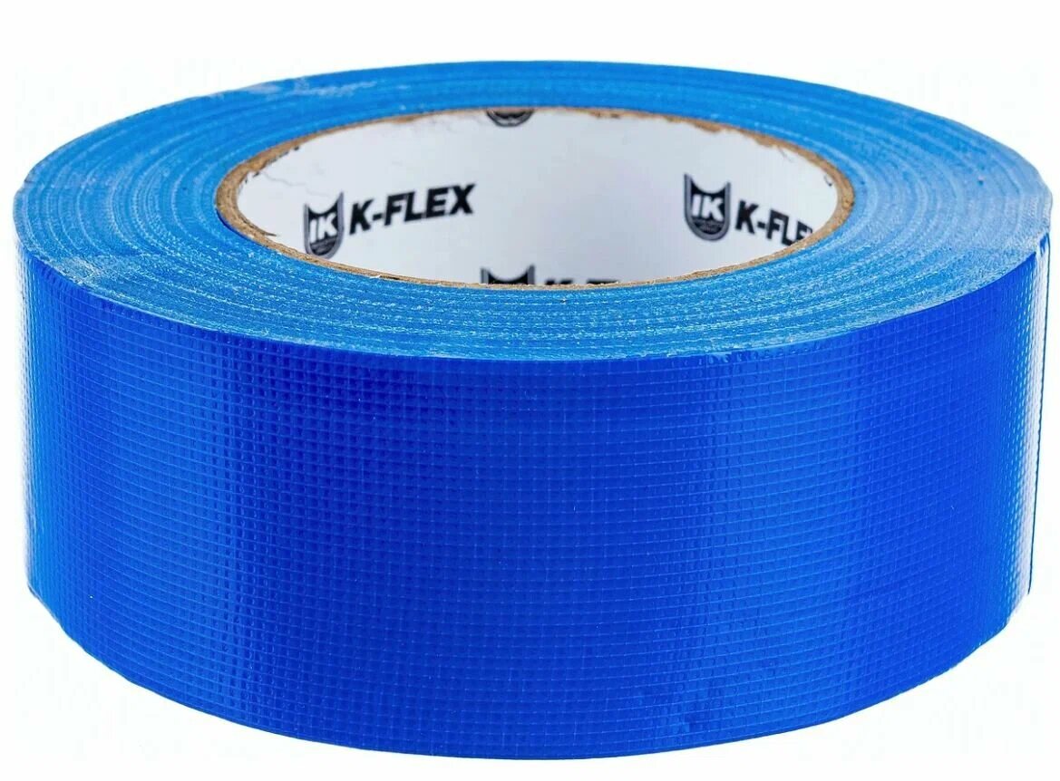 Лента армированная DUCT 1604H blue 48мм х 50м синяя самоклеящаяся K-flex
