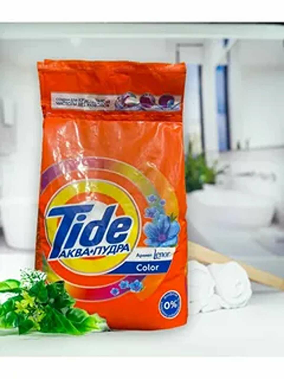 Стиральный порошок Tide "Аква Пудра", автомат, для цветной стирки, аромат Lenor, 20 стирок=3 кг.