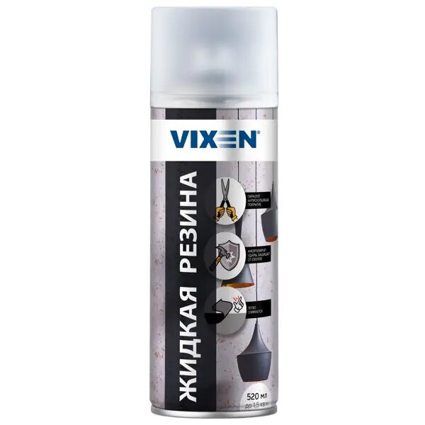 Аэрозоль Vixen «Жидкая резина» 520 мл цвет прозрачный матовый