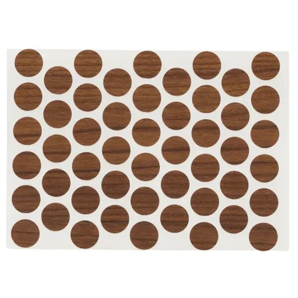 Заглушка самоклеящаяся H3704 ST15 ø14 мм цвет орех 50 шт.