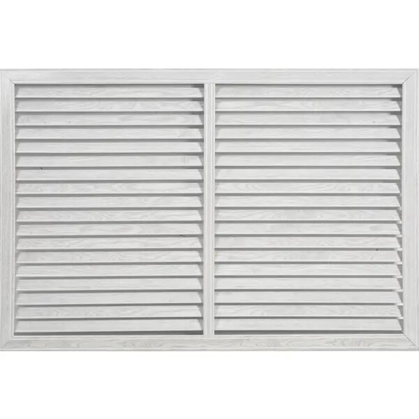 Решётка декоративная 60x90 см цвет ясень серый