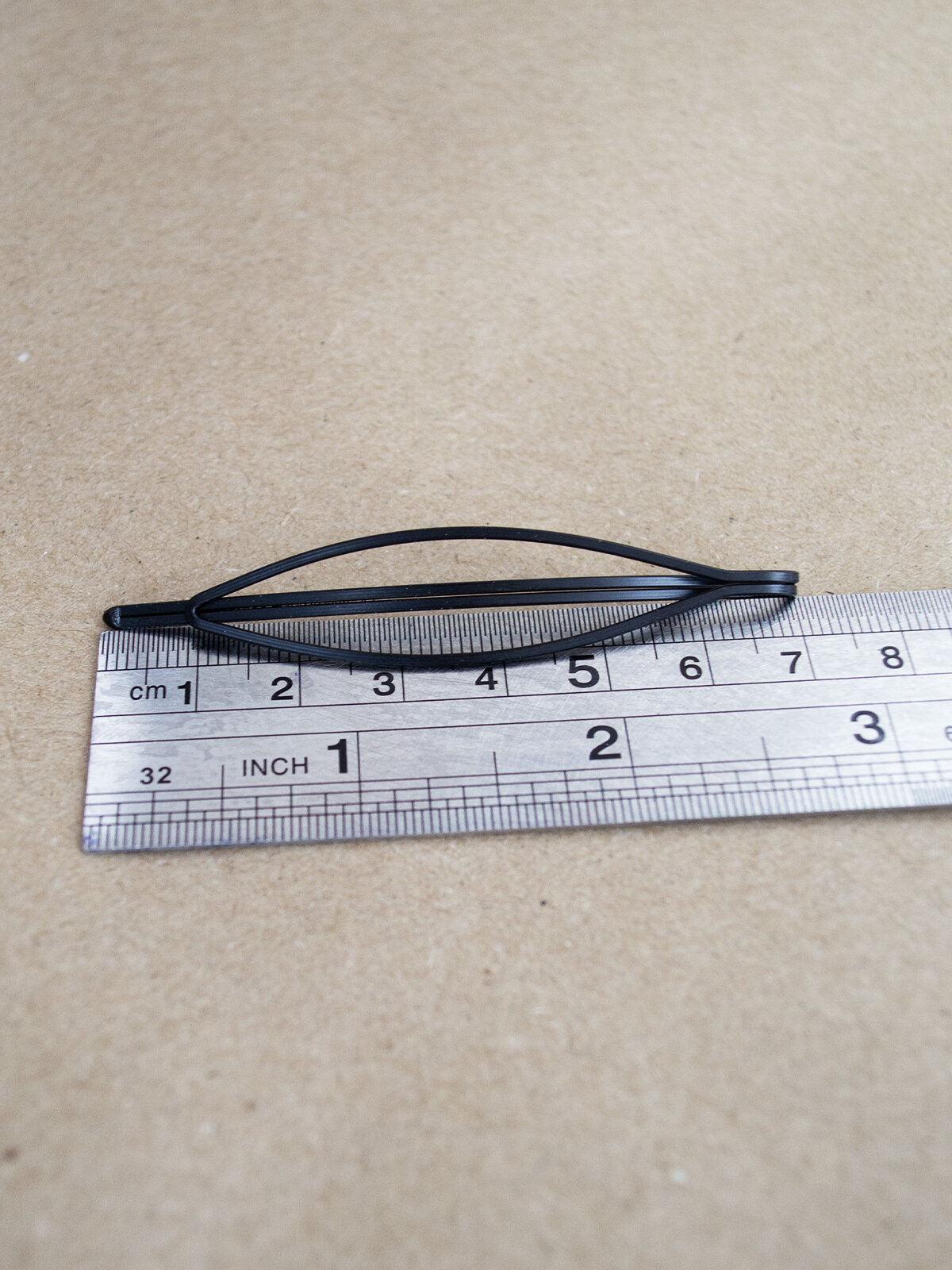 Набор невидимки LovelyHeirstyle "Черный кристалл", металл, 7 см, 6 шт — фото 1