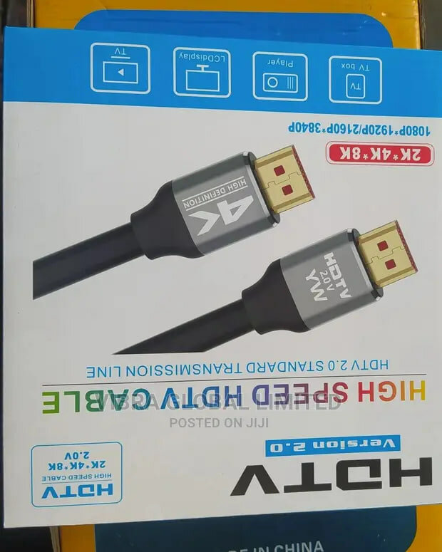 Кабель HDMI-HDMI 4K High Speed HDTV cabel Version 2.0 5 м, 10m,15 м,20м — фото 1