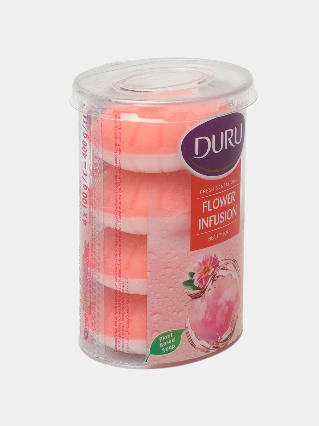 Мыло Duru Fresh Sen Flower, 100 г, 4 шт — фото 1