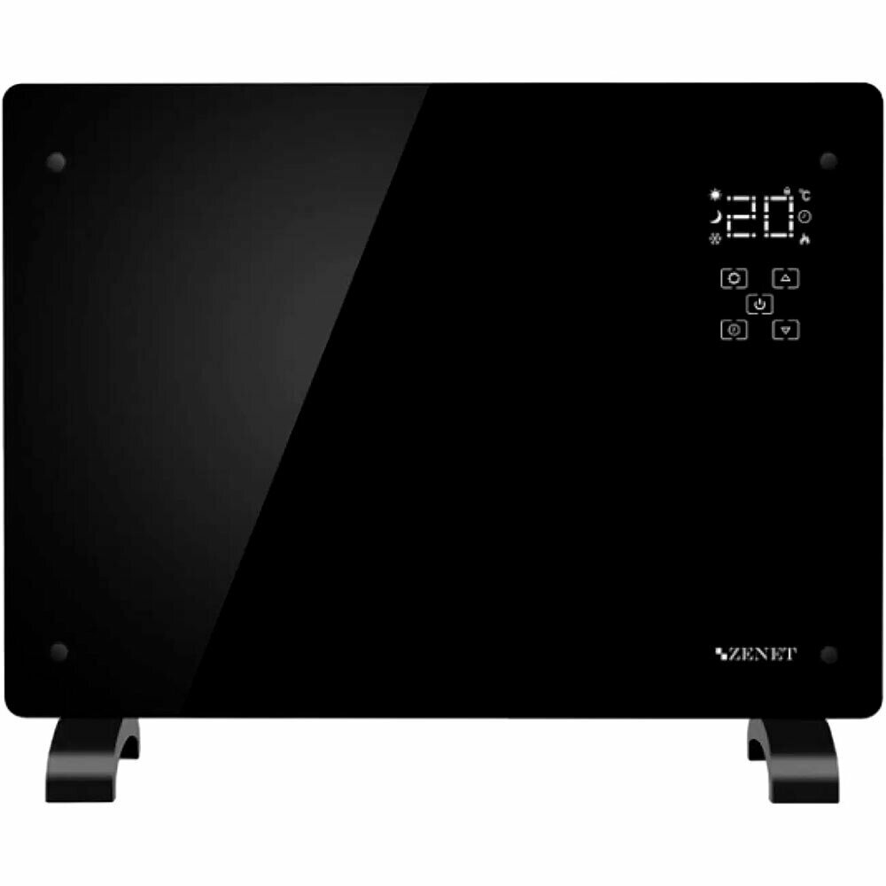 Обогреватель Zenet ZET-528 пульт ДУ таймер 15 кВт черный