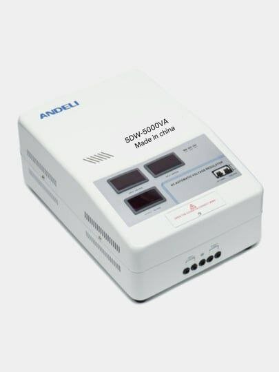 Стабилизатор напряжения латерный Andeli SDW-5000ВА, 5-КвА, 110-250В, 3%