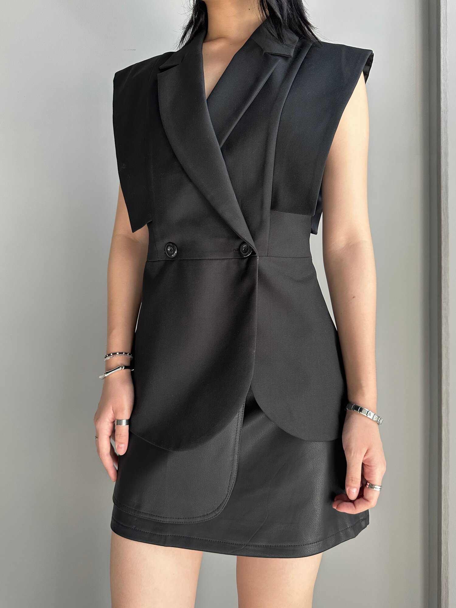 Жилет INK S, M, L, размер L, черный — фото 1