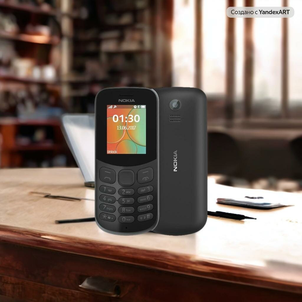 Кнопочный телефон Nokia 130, для детей, ударопрочный, S30+, 2 SIM, пластик
