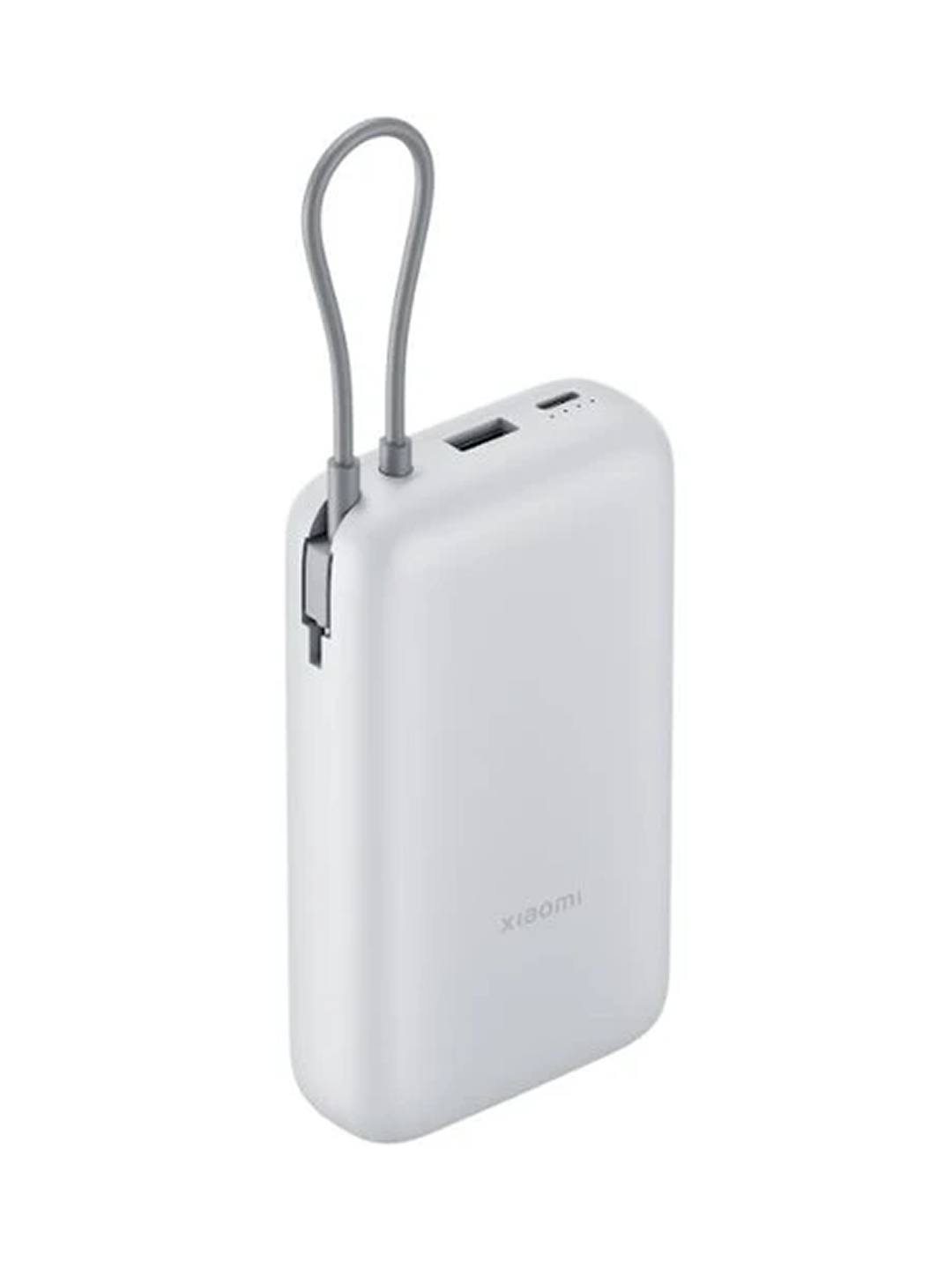 Портативный аккумулятор Xiaomi BHR9738GL 20000 mAh, 22.5W с интегрированным кабелем, серый