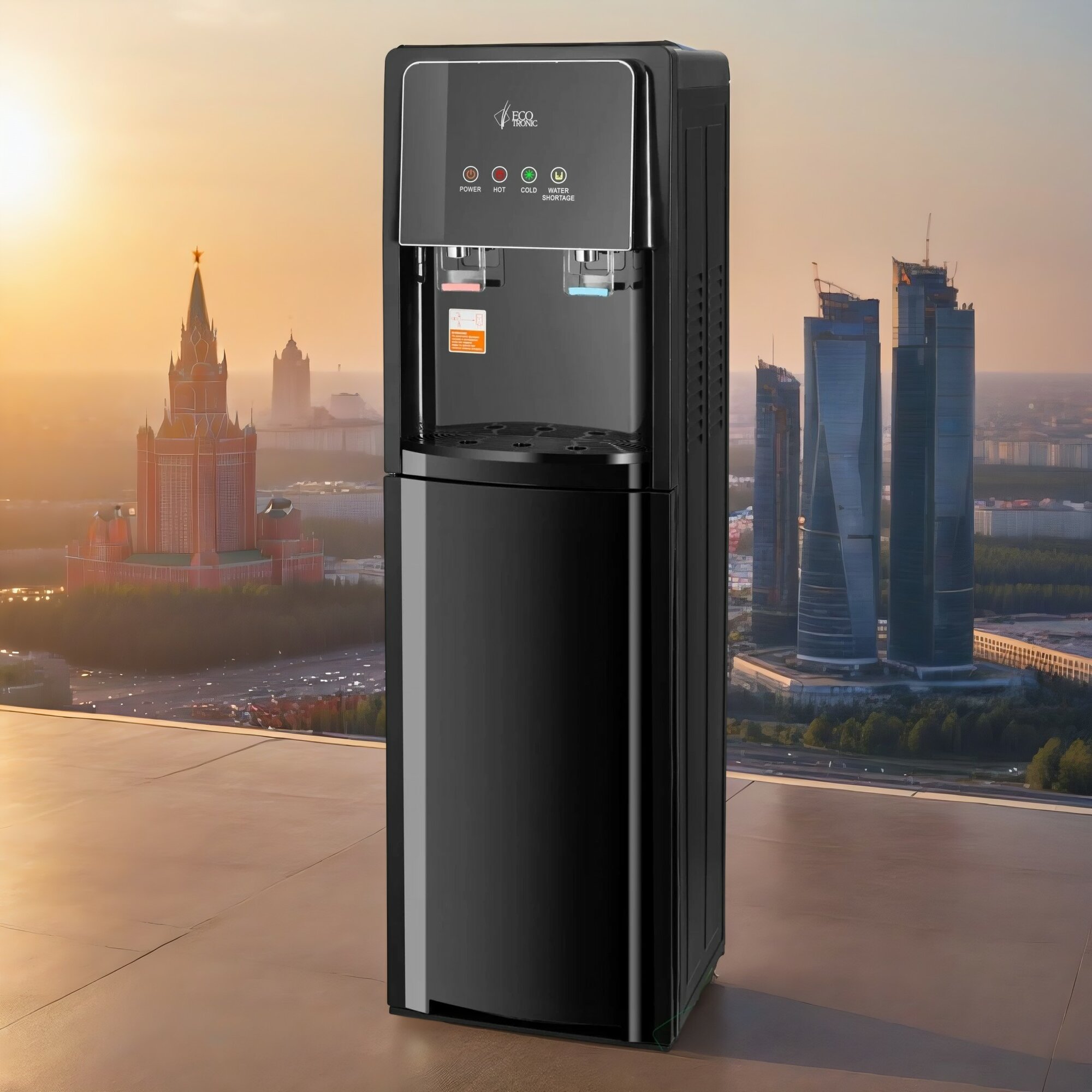 Кулер с нижней загрузкой бутыли Ecotronic A5-LXE нагрев электронное охлаждение. Гарантия 12мес.