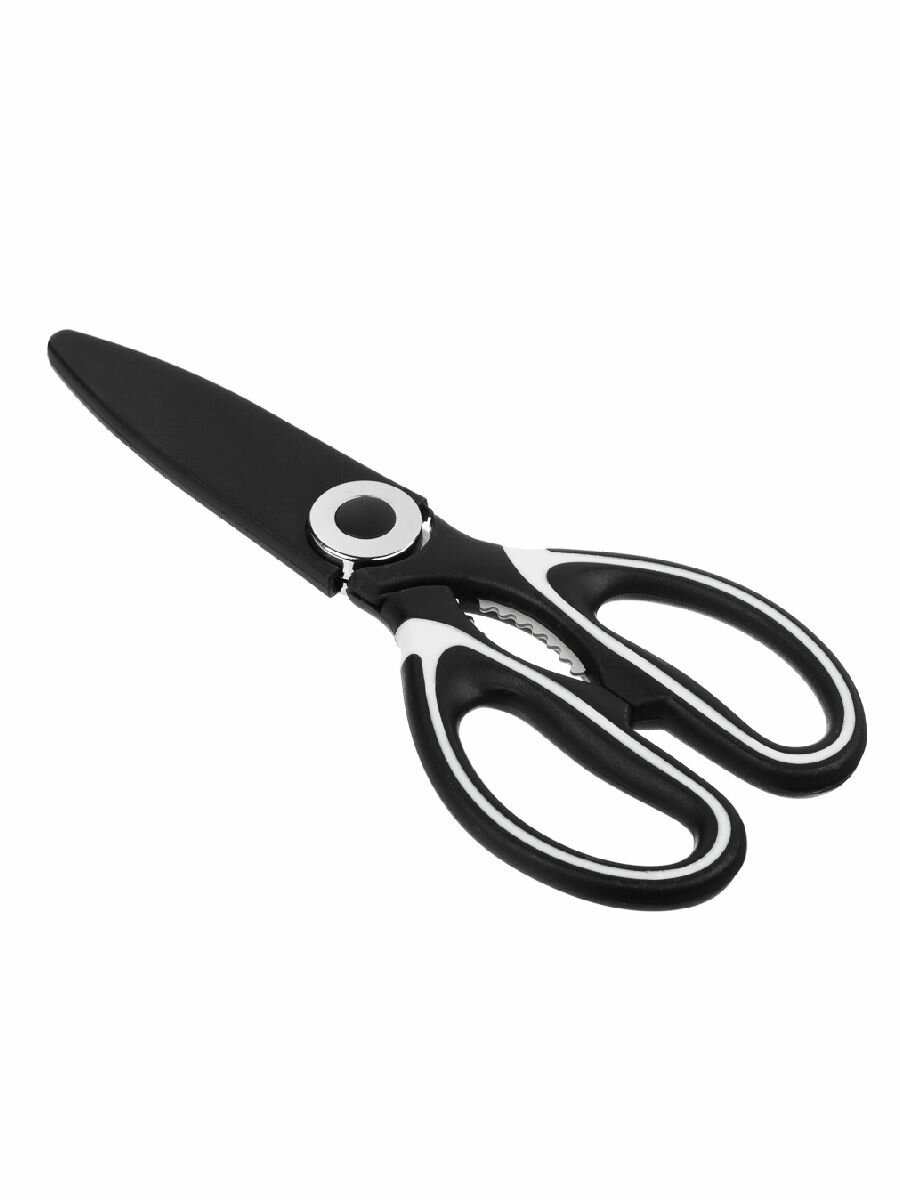 Картинки Ножницы кухонные SATOSHI Лион, универсальные, 21 см, с орехоколом и открывалкой