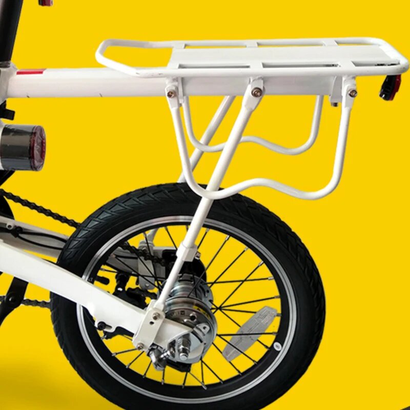 Электровелосипеды Xiaomi Складной электрический велосипед Xiaomi Mijia Qicycle EF1, полка для заднего сиденья и багажа, Черный