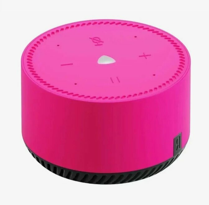 Смарт колонка Яндекс Станция Лайт, с Алисой розовая/красная 5W