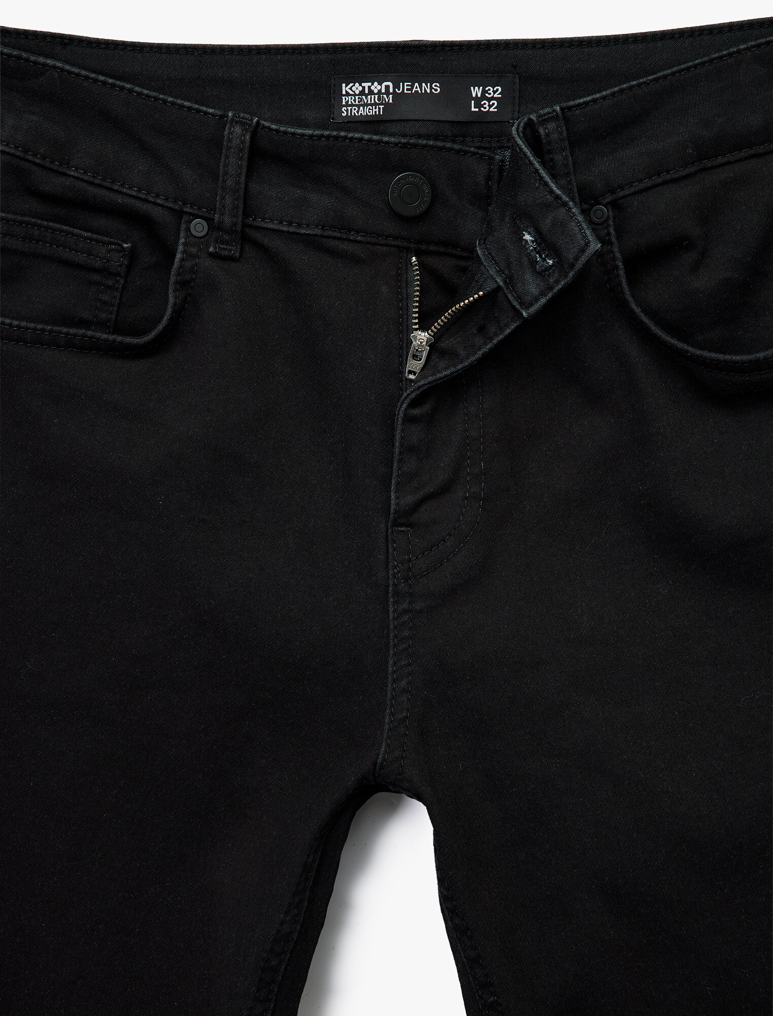 Джинсы KOTON, размер W34 L34 (рост 188 см), черный — фото 1