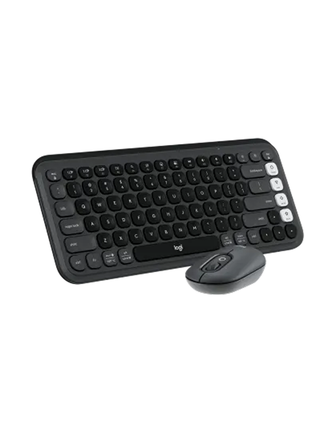 Комплект беспроводная клавиатура и мышь LOGITECH POP ICON, черный, L920-013140