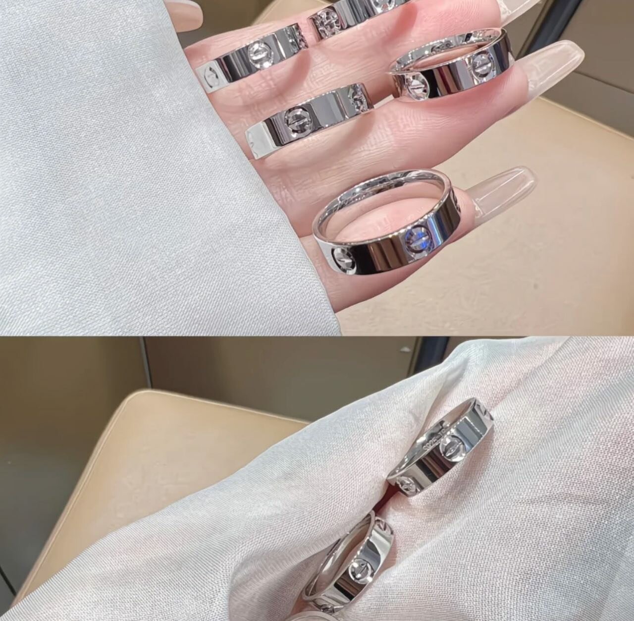 Кольцо-кулон, размер 19, серебряный