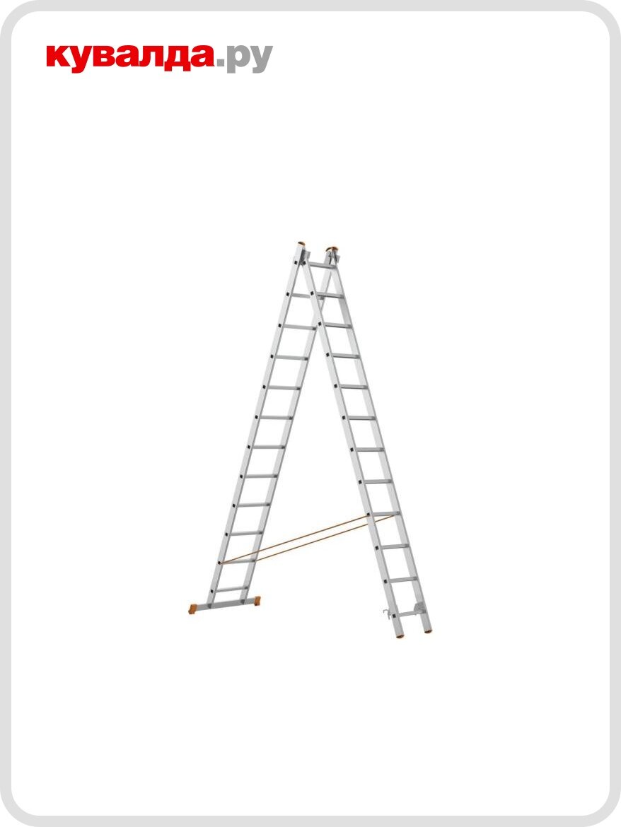 Лестница-стремянка двухсекционная Sarayli 2х12