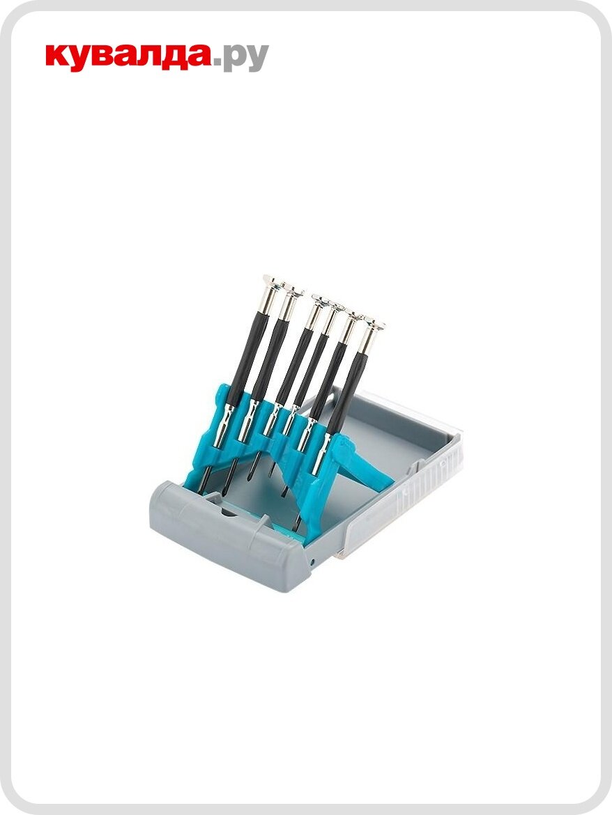 Набор отверток GROSS для точной механики 6 предметов 13346