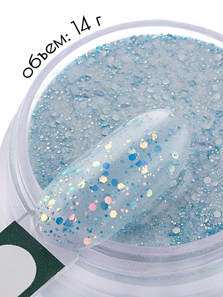 UNIDIP #uni58 Дип-пудра для покрытия ногтей без УФ 14 г