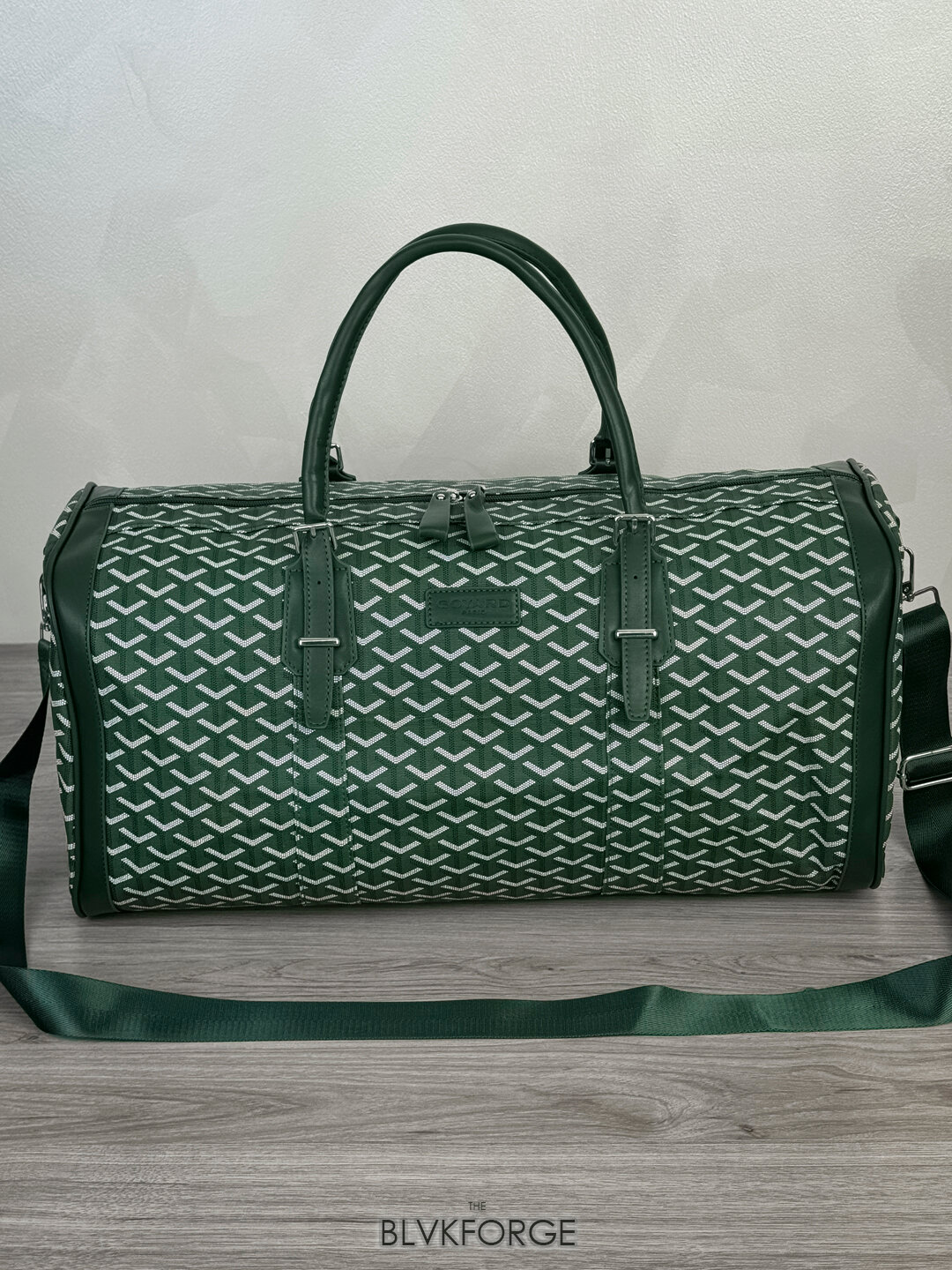 Сумка дорожная , зеленая — фото 1