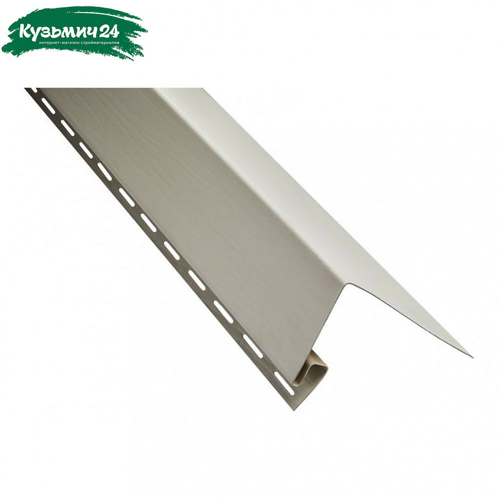 Планка околооконная Альта Профиль цвет Бежевый виниловый сайдинг длина 3000 мм