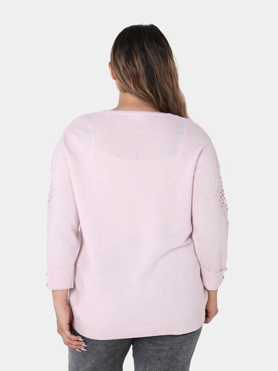 Свитер , размер OneSize, розовыесердечки — фото 1