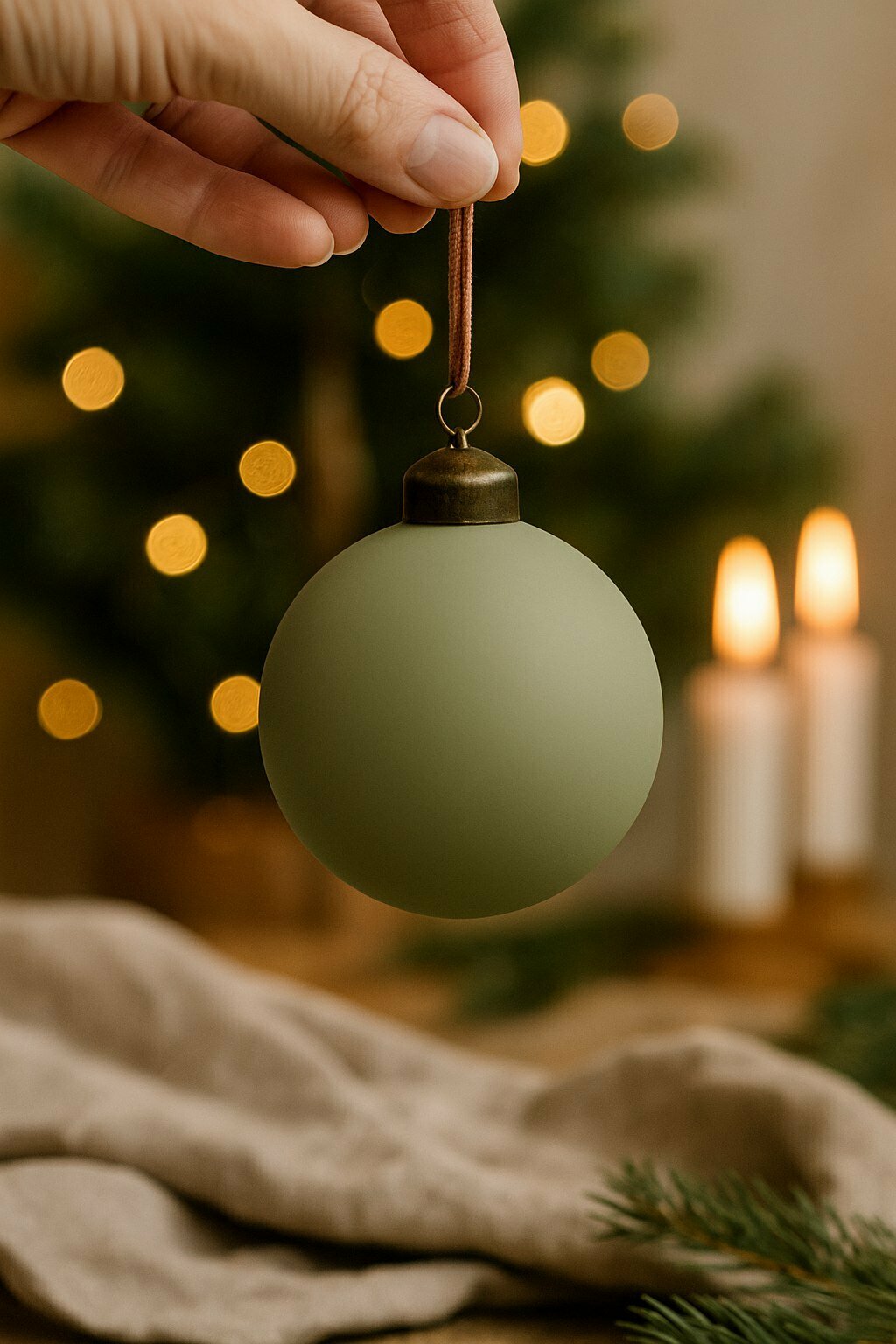 Премиальный набор елочных шаров, 6 штук, диаметр 8 см, пластик, матовые, цвет 99, РШ