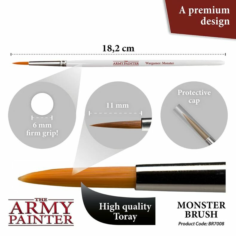Кисть Wargamer Brush - Monster — фото 1