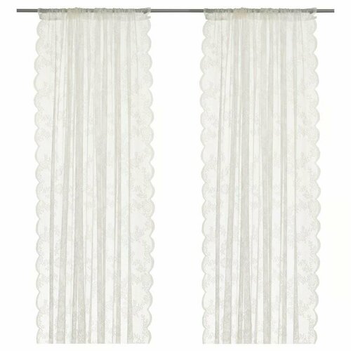 фото Тюль / шторы ikea alvine spets, 145х250 см, 2 шт. икеа