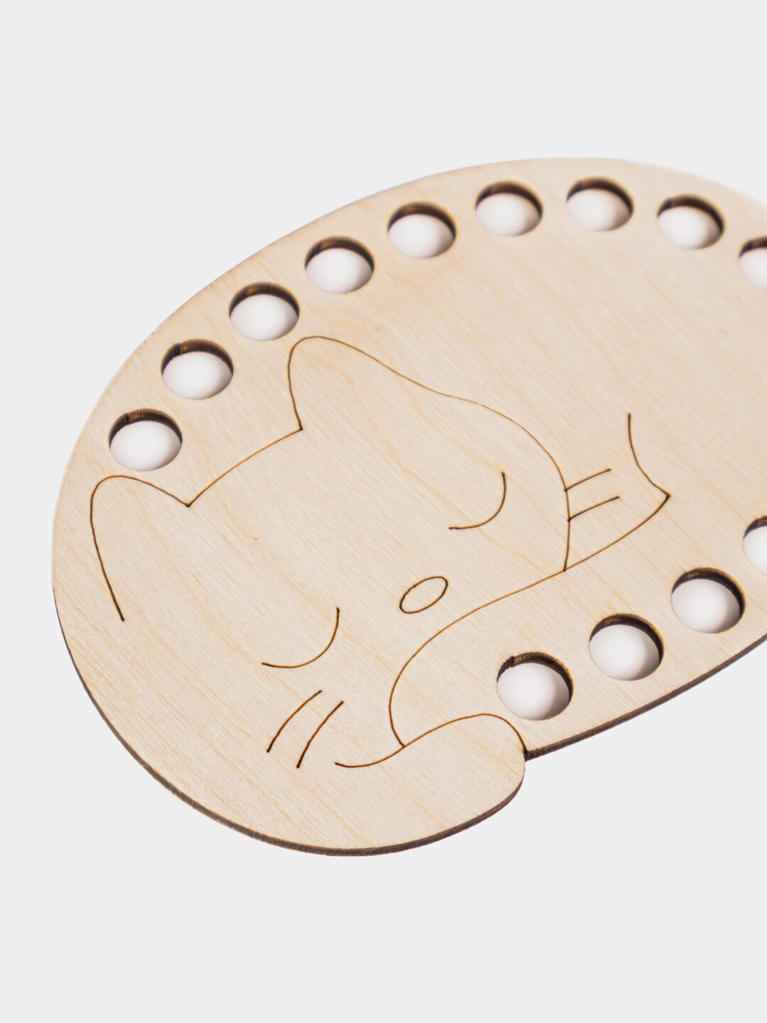 Боковинки для небольшой сумочки или кошелька с кошечками. размер 8 на 12 см. овал