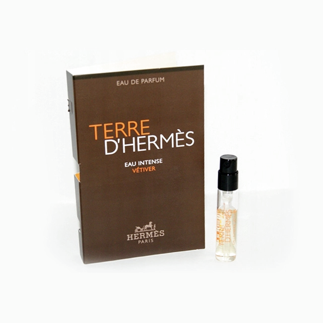 Миниатюра мужской парфюмерной воды Hermes Terre D Hermes Eau Intense Vetiver 2 мл